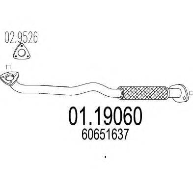 ROSI 301409 Труба вихлопного газу