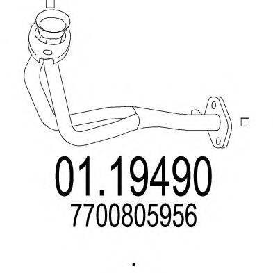 SIGAM 50144 Труба вихлопного газу