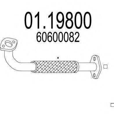 LANCIA 60600082 Труба вихлопного газу