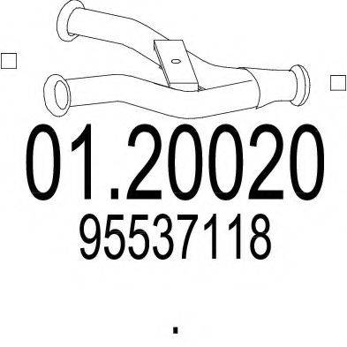 CISAM 231906 Труба вихлопного газу