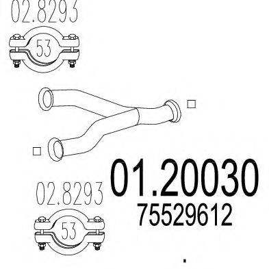 TIMAX 110037 Труба вихлопного газу