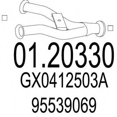 TIMAX 110022 Труба вихлопного газу