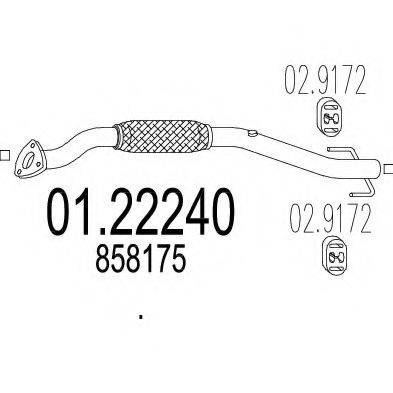 ROSI 31903 Труба вихлопного газу