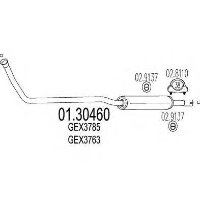 TIMAX 250004 Труба вихлопного газу