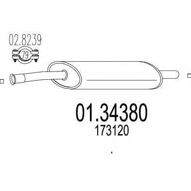 TIMAX 210664 Передглушувач вихлопних газів