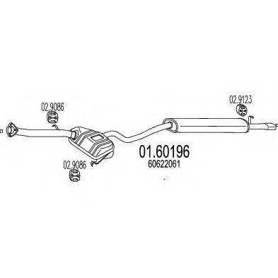 TIMAX 270394 Глушник вихлопних газів кінцевий