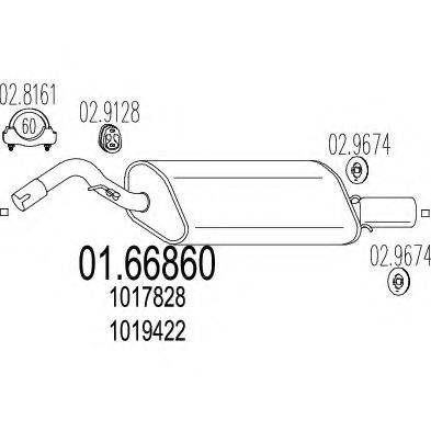 TIMAX 230413 Глушник вихлопних газів кінцевий
