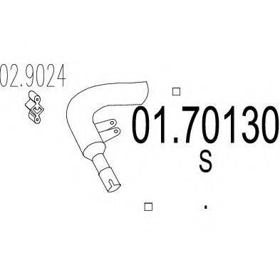 ZARA 877 Труба вихлопного газу