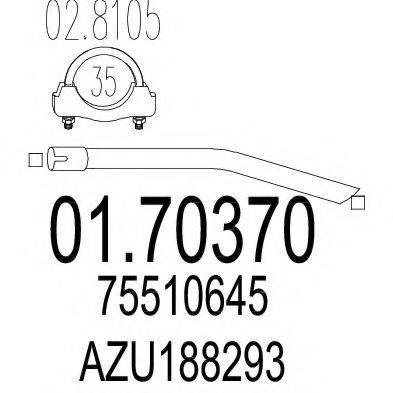 TIMAX 110238 Труба вихлопного газу