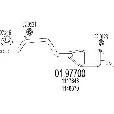 TIMAX 240709 Глушник вихлопних газів кінцевий
