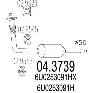 GAT EUROKAT 26.005 Каталізатор