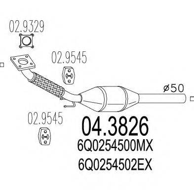 GAT EUROKAT 19.076 Каталізатор