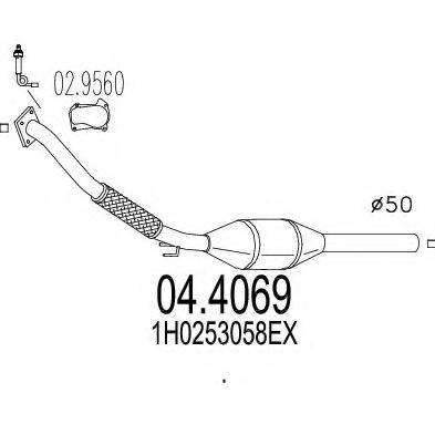 GAT EUROKAT 19.058 Каталізатор