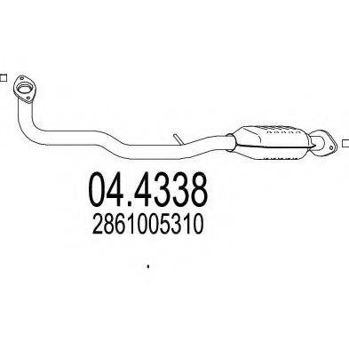 HYUNDAI 2861005310 Каталізатор