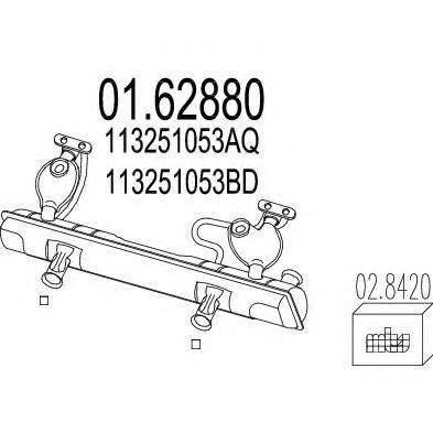 CISAM 720502 Глушник вихлопних газів кінцевий