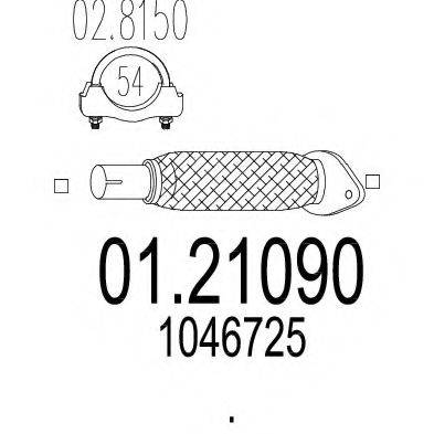 TIMAX 110414 Труба вихлопного газу