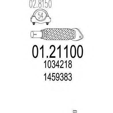 TIMAX 110362 Труба вихлопного газу