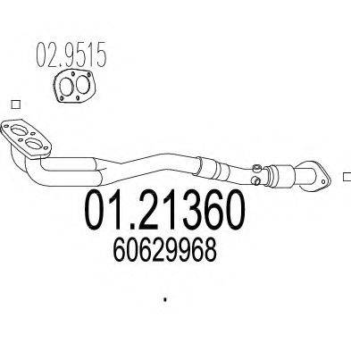 ROSI 301103 Труба вихлопного газу