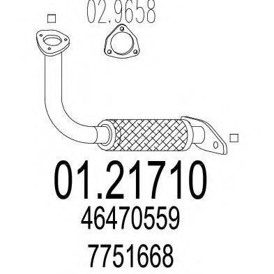 TIMAX 301149 Труба вихлопного газу