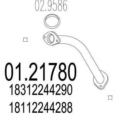 ZARA 25439 Труба вихлопного газу