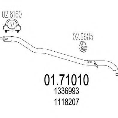 TIMAX 142711 Труба вихлопного газу