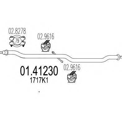 TIMAX 150357 Труба вихлопного газу