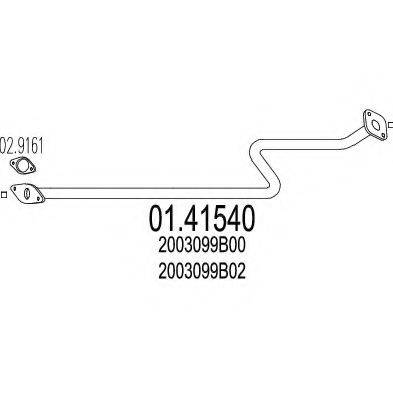 TIMAX 150049 Труба вихлопного газу