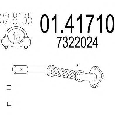 ZARA 44238 Труба вихлопного газу