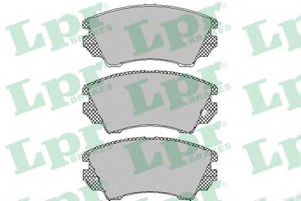 LPR 24413 Комплект гальмівних колодок, дискове гальмо