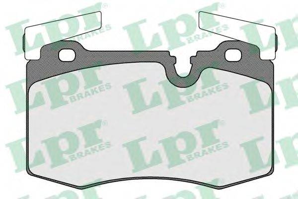 LPR 24478 Комплект гальмівних колодок, дискове гальмо