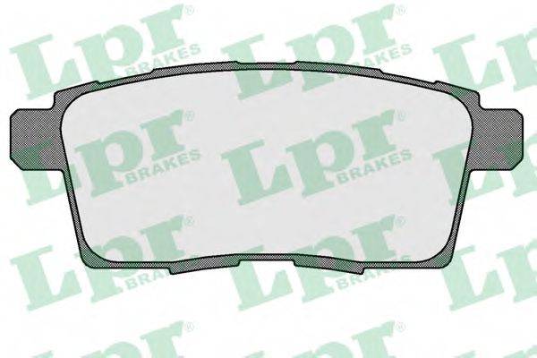 LPR 24545 Комплект гальмівних колодок, дискове гальмо