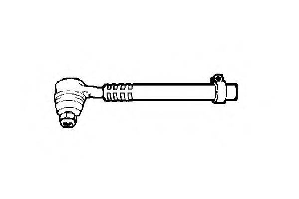 DAIHATSU 45460-19095 Наконечник поперечної кермової тяги
