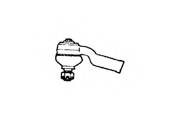 MAZDA 0305-99-324A Наконечник поперечної кермової тяги