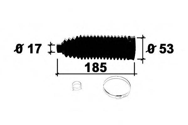 FORD 1433272 Комплект пильника, рульове керування