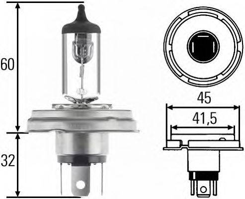 OSRAM 64198 Лампа розжарювання, основна фара