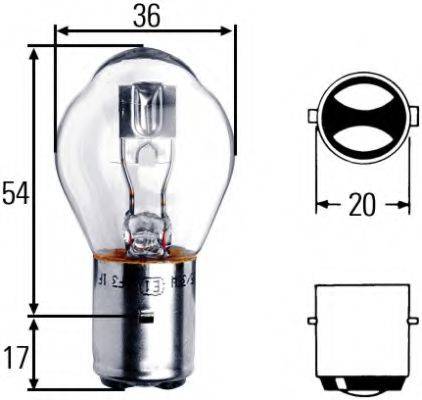 PHILIPS 6718 Лампа розжарювання, основна фара