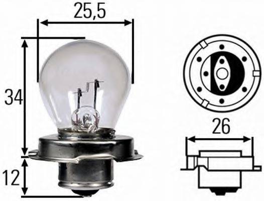 OSRAM 7135 Лампа розжарювання, фара далекого світла