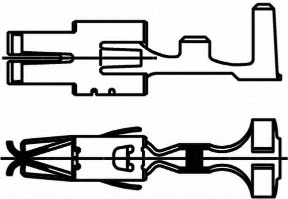 HELLA B 200 З'єднувач проводів