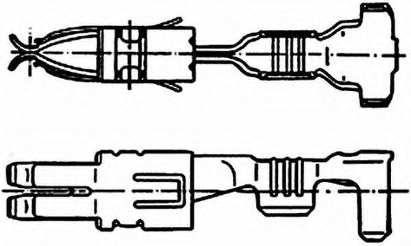 HELLA B 77 З'єднувач проводів