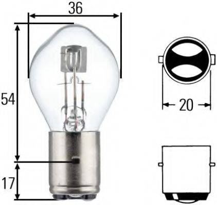OSRAM 7324 Лампа розжарювання, основна фара