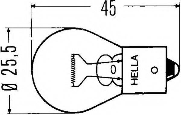 VOLVO 70 574 774 Лампа розжарювання