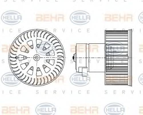 DELPHI DIESEL TSP0545023 Вентилятор салону