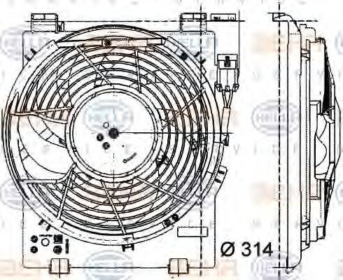 HELLA 8EW 009 157-451
