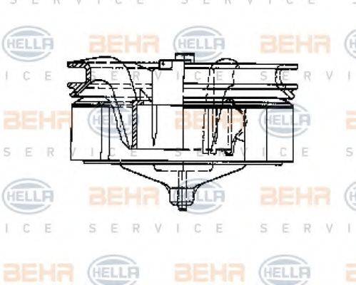 VOLVO 8 156 078 Вентилятор салону