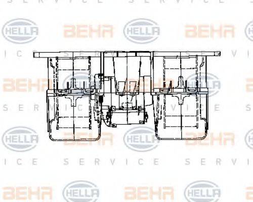 BEHR 24748 Вентилятор салону