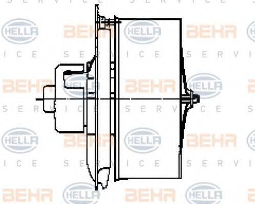 BEHR HELLA SERVICE 9300434 Вентилятор салону