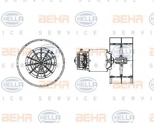 BEHR 35511 Вентилятор салону