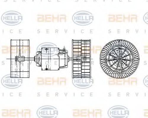 BEHR 11500 Вентилятор салону