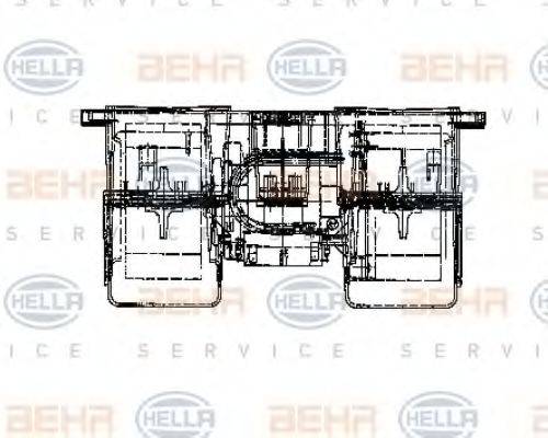 MERCEDES-BENZ 0008308608 Вентилятор салону