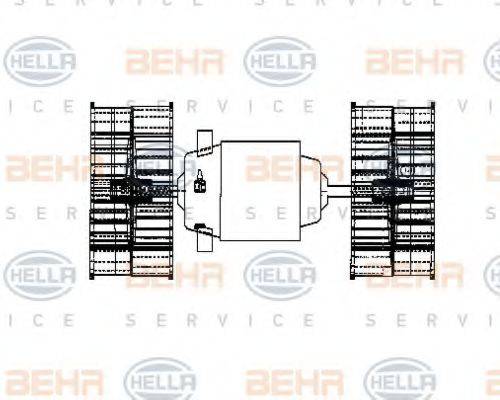 VOLVO 3 090 909 Вентилятор салону